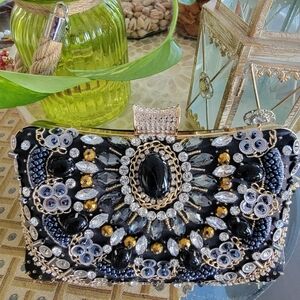 Rhinestones purse Beautiful New